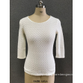 women`s  hollow white sweater